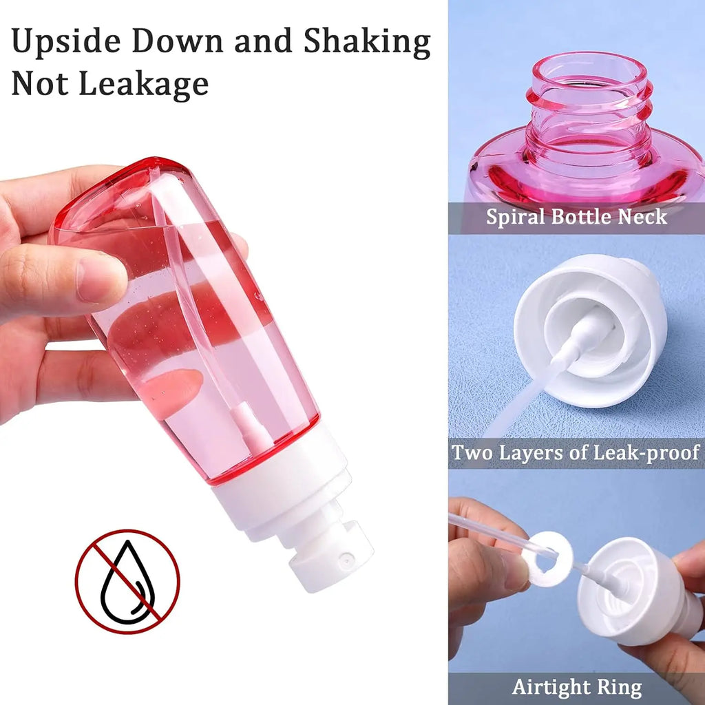 3-Pack Fine Mist Spray Bottles | Refillable Travel Sprayers Travel Spray Bottle QXL