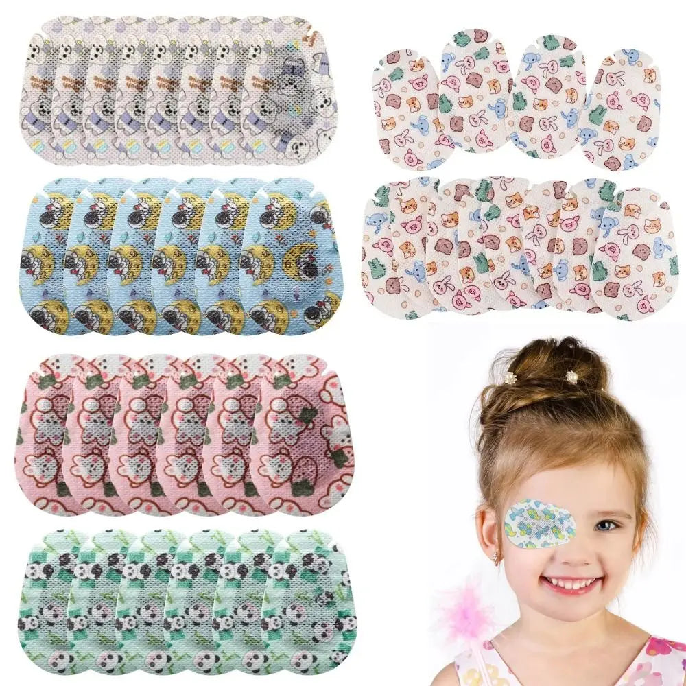 20-Pack Cartoon Kids Eye Patches | Soft Adhesive Vision Care Kids Eye Patch QXL