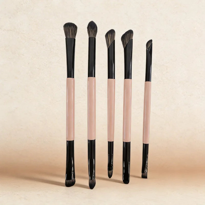 5-Piece Makeup Brush Set | Concealer, Contour & Eye Brushes Makeup Brush Set QXL