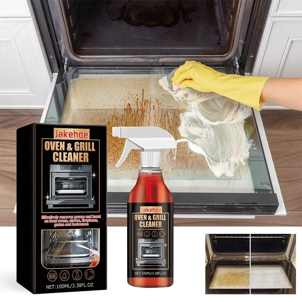 Oven & Grill Cleaning Foam Spray | Heavy-Duty Degreaser Kitchen Degreaser Spray QXL