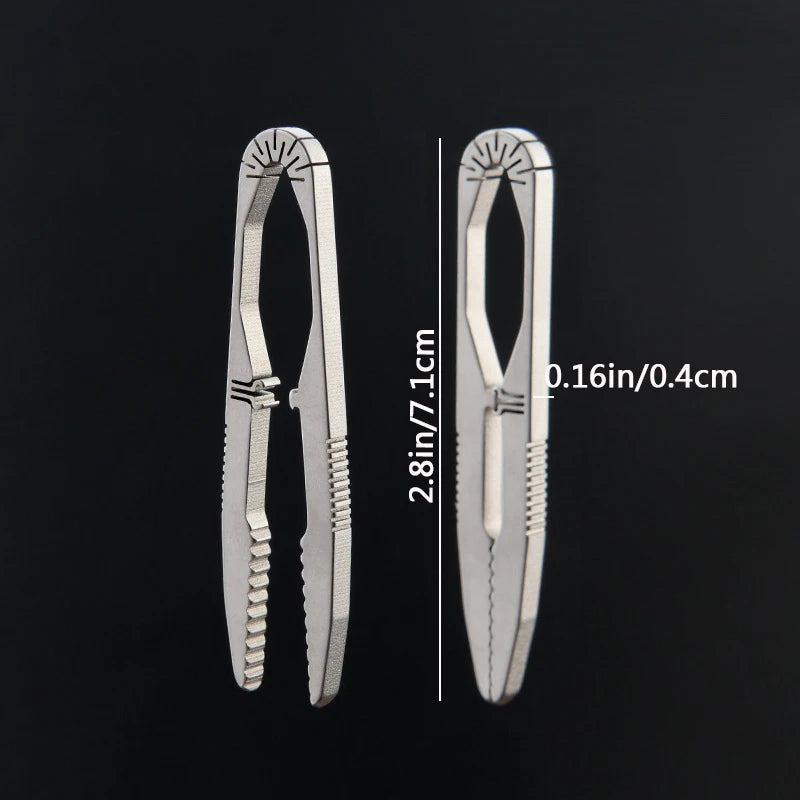 Mini Titanium Alloy Tweezers – EDC Pocket Precision Tool EDC Precision Tweezers QXL