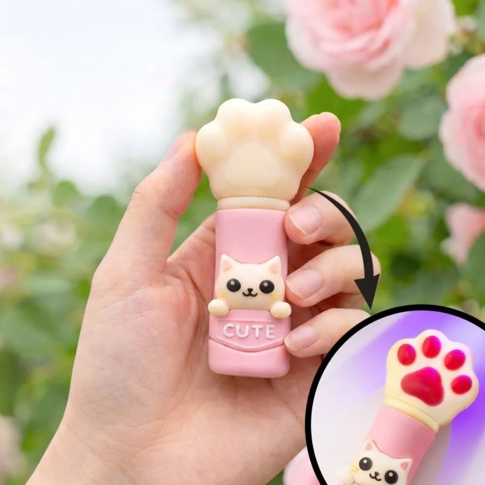 UV Color-Changing Cat Paw Mini Refillable Perfume Spray Bottle Perfume Spray Bottle QXL