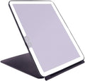 Foldable LED Makeup Mirror USB Rechargeable | 3-Color Dimmable Lighted Vanity Mirror QXL black