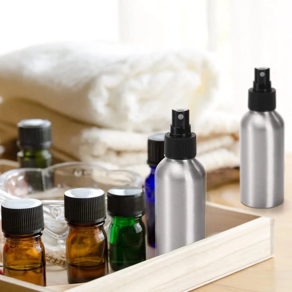 Aluminum Fine Mist Spray Bottle 30–120ml | Travel Perfume Refillable Spray Bottle QXL