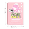 360-Pack Heart Star Acne Patches | Invisible Blemish Dots Acne Pimple Patches QXL 1box