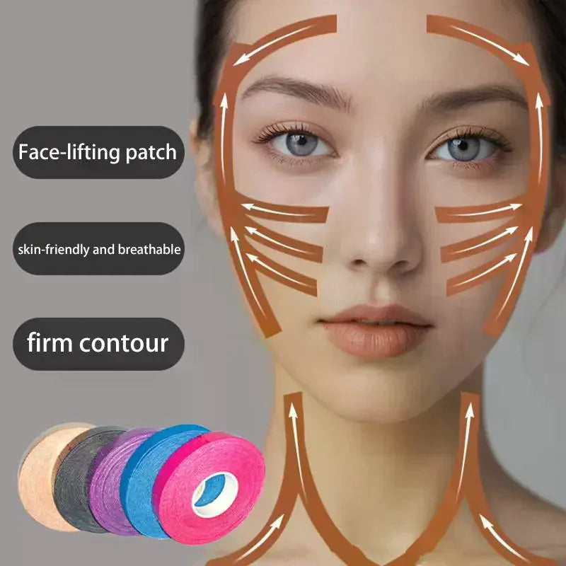Face Lifting Tape – Forehead, Neck & Chin Firming Roll Face Lifting Tape QXL