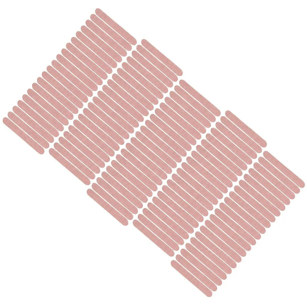 100-Pack Double-Sided Mini Wood Nail Files | Pink Travel Set Nail File Set QXL