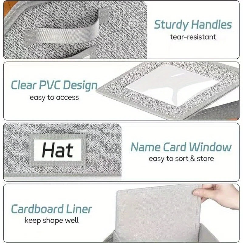 Stackable Hat Organizer Bag for Baseball Caps | 1-2 Pack Hat Storage Organizer QXL