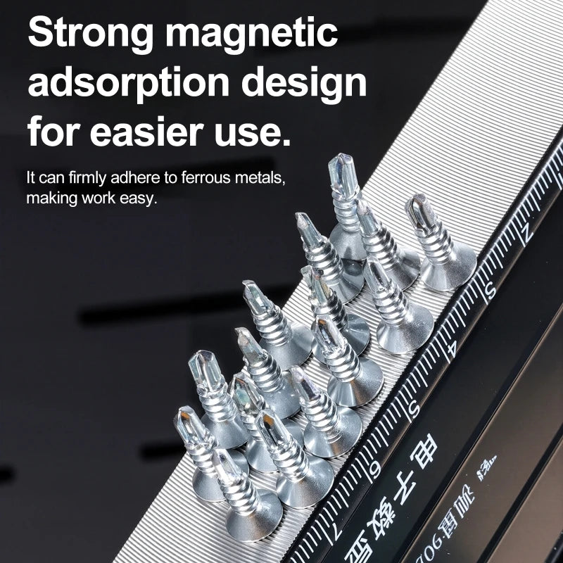 Digital Magnetic Level Ruler 200–500mm | LCD ±0.05° Precision Digital Level Ruler QXL