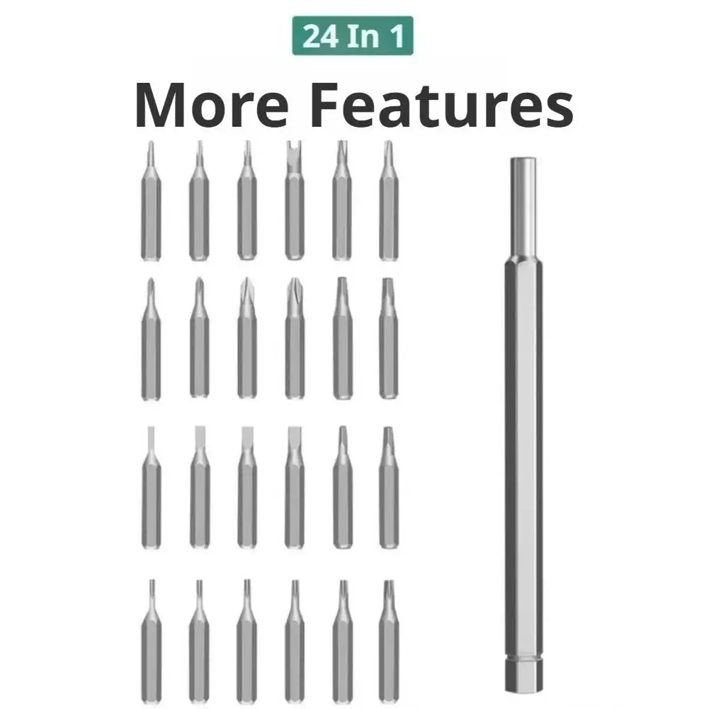 24-in-1 Precision Screwdriver Set for Electronics & Watches Precision Screwdriver Set QXL