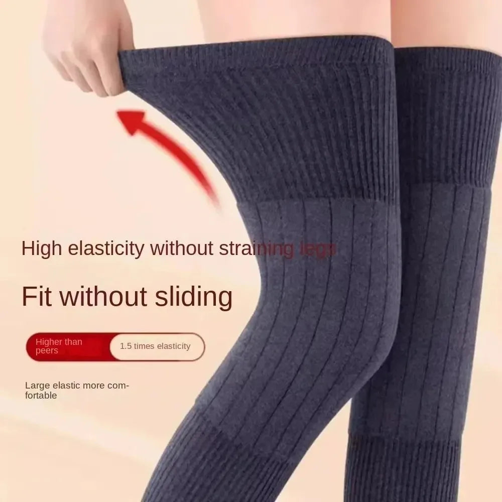 Women's Fleece Knee Sleeve Warmers | Windproof Leg Warmers Knee Sleeve Warmers QXL
