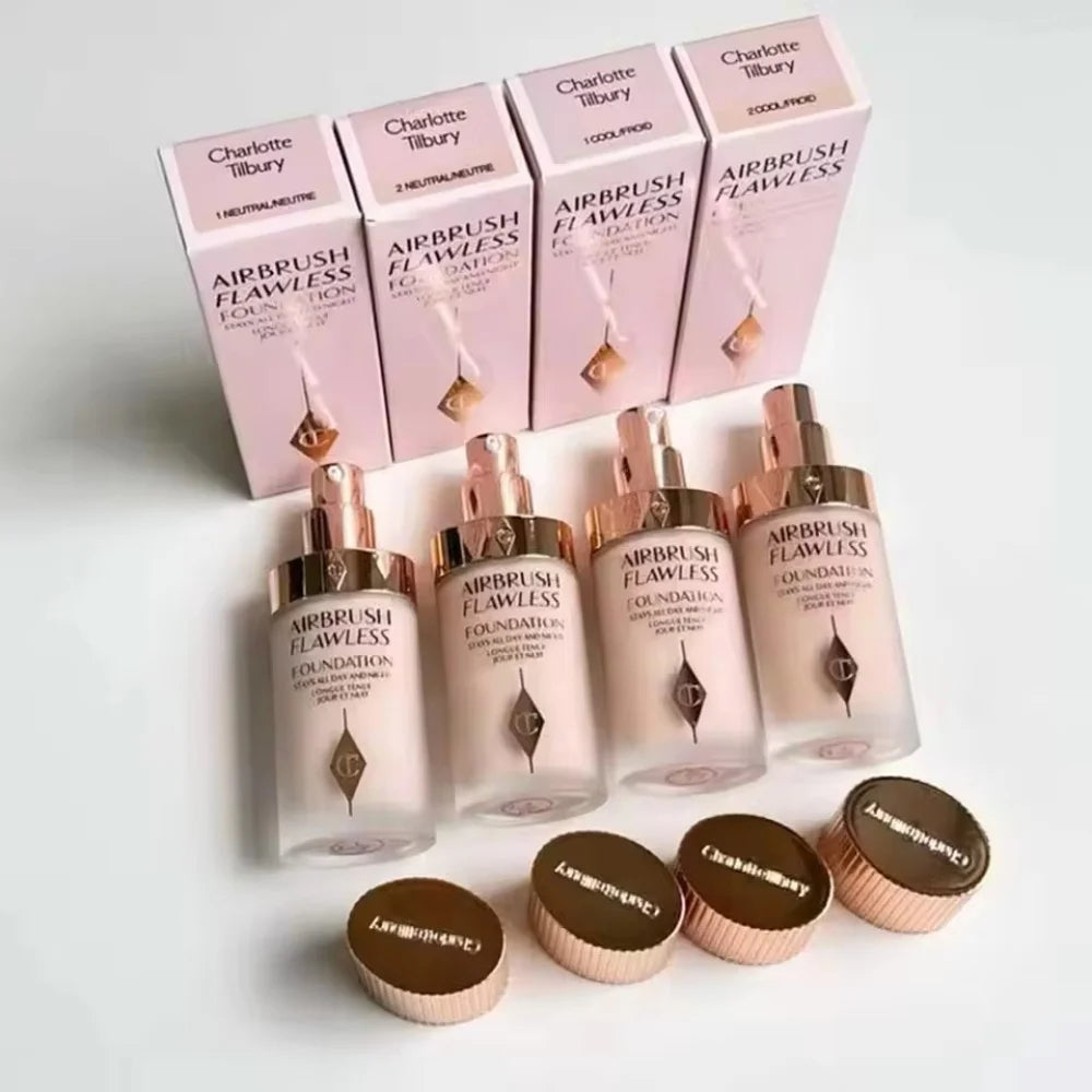 Charlotte Tilbury Flawless Makeup Set – Foundation & Powder Makeup Set QXL