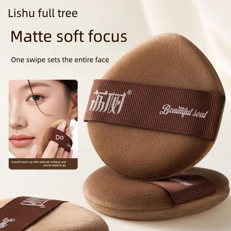 Dual-Use Wet & Dry Powder Puff Foundation Cushion Sponge Makeup Sponge Puff QXL