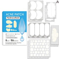 Bulk Hydrocolloid Pimple Patches Multi-Shape 104/376 Pcs Pimple Patches QXL A