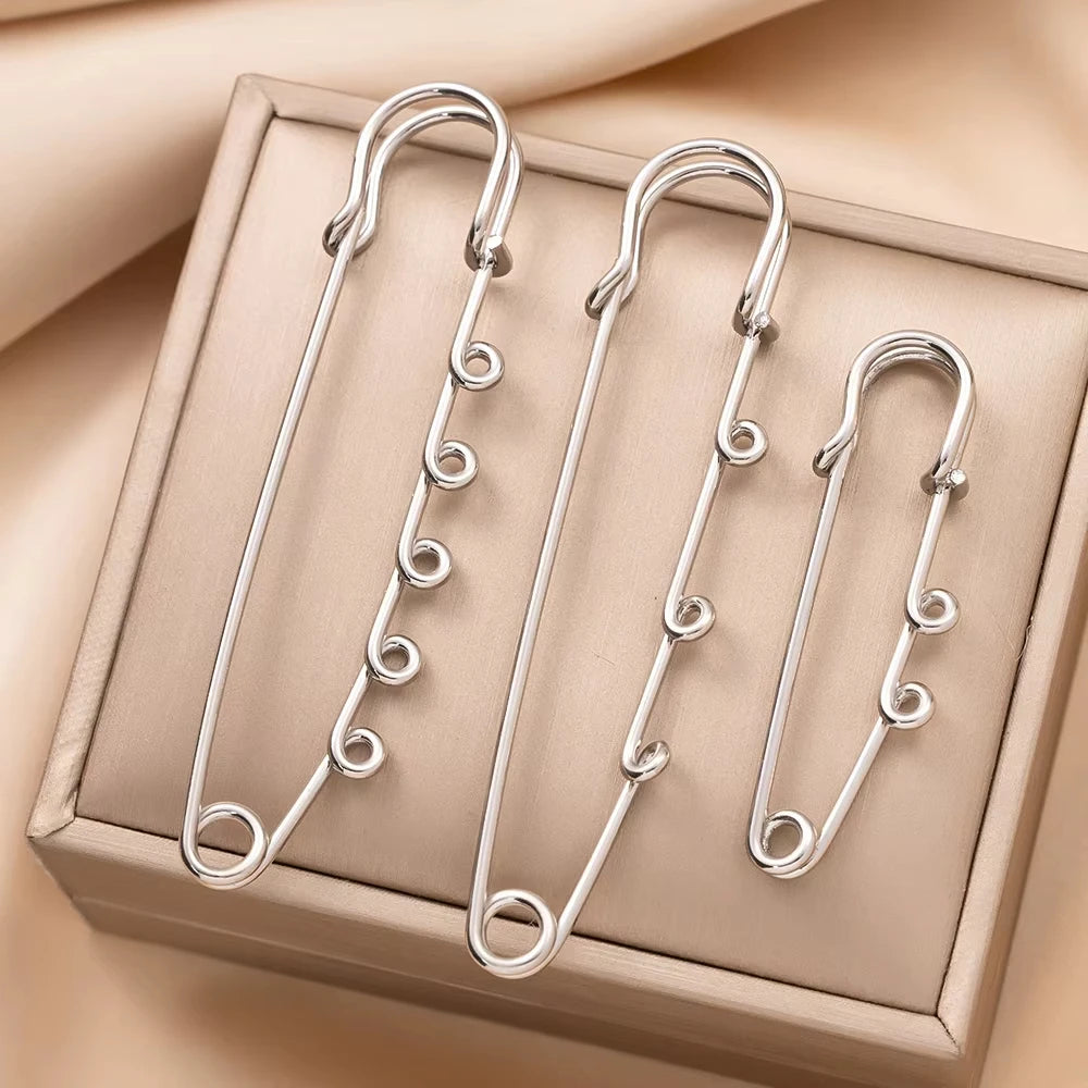 10 Large Blank Base Safety Pin Brooches | DIY Jewelry Craft DIY Brooch Pin Blanks QXL