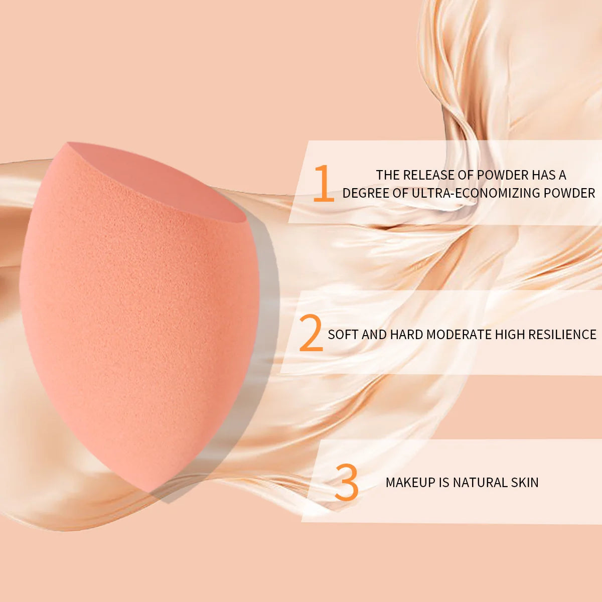 ZOREYA 4-Piece Makeup Brush Set – Powder, Blush & Eyeshadow Makeup Brush Set QXL