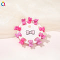 10-Pack Mini Hair Claw Clips for Girls | Star & Flower Mini Hair Claw Clips QXL 1 10Pcs