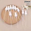 10-Pack Fine Mist Spray Nozzles – 18/20/24mm Bottle Tops Spray Bottle Nozzles QXL 20-White