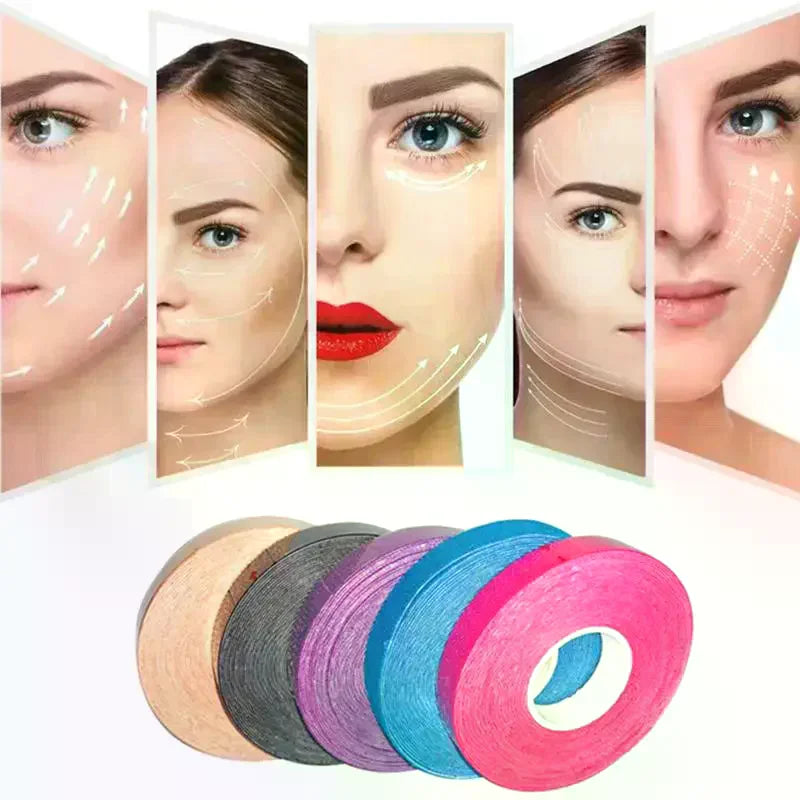 Face Lifting Tape | Forehead, Neck & Chin Firming Sticker Roll Face Lifting Tape QXL