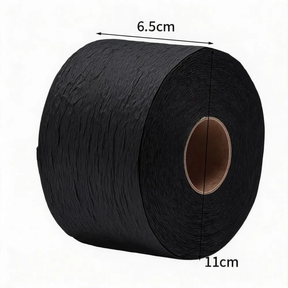 2-Pack Black Disposable Barber Neck Strips | Flexible Paper Barber Neck Strips QXL