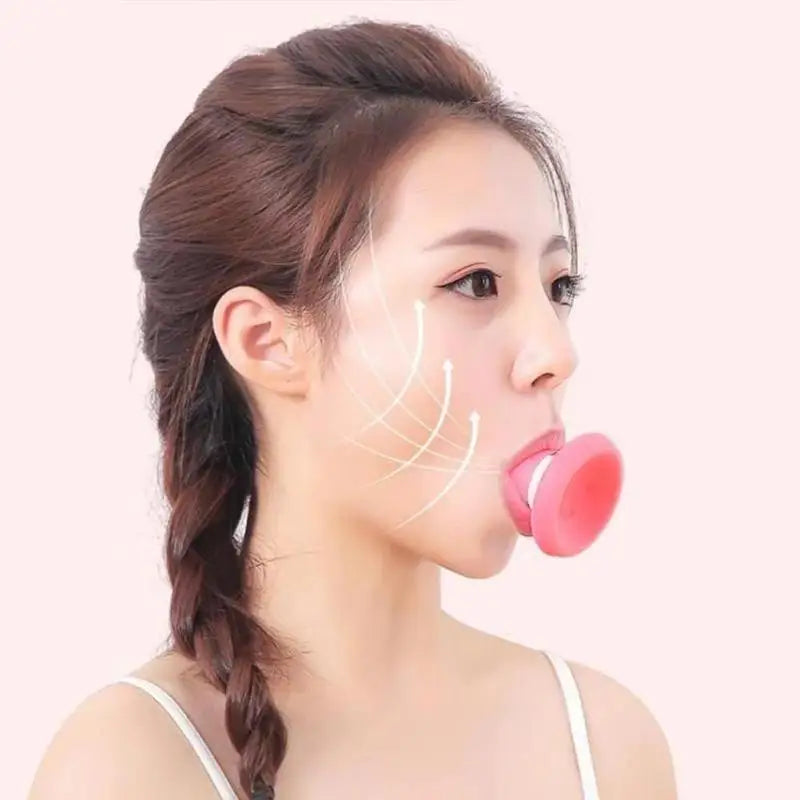 Jaw Exerciser Face Slimming Tool | V-Shape Chin Trainer Face Slimming Tool QXL