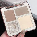 4-Color Highlight & Contour Palette | Matte & Shimmer Contour Highlight Palette QXL Contouring