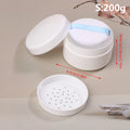 Empty Loose Powder Case with Puff & Sifter | 200–300g Powder Dispenser Case QXL 200g