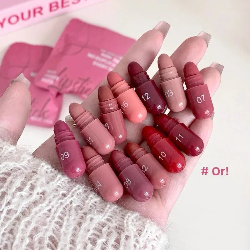 MAGIC CASA 12-Piece Mini Matte Lipstick Set – Waterproof Matte Lipstick Set QXL