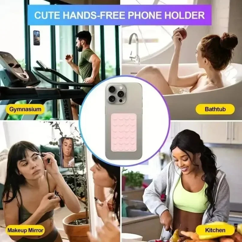 Magnetic Silicone Suction Phone Mount – iPhone & Android Phone Suction Mount QXL