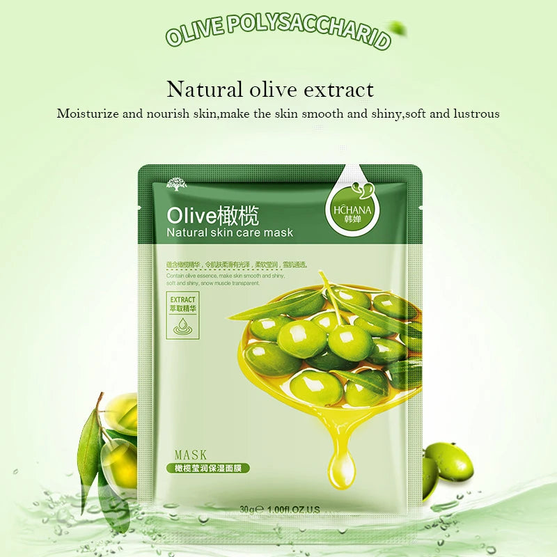 SADOER 10-Pack Korean Sheet Masks | Aloe & Plant Extract Sheet Face Mask QXL