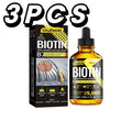 HOEGOA Biotin Collagen Scalp Serum | Rosemary Hair Oil 30ml Scalp Hair Serum QXL 3PCS