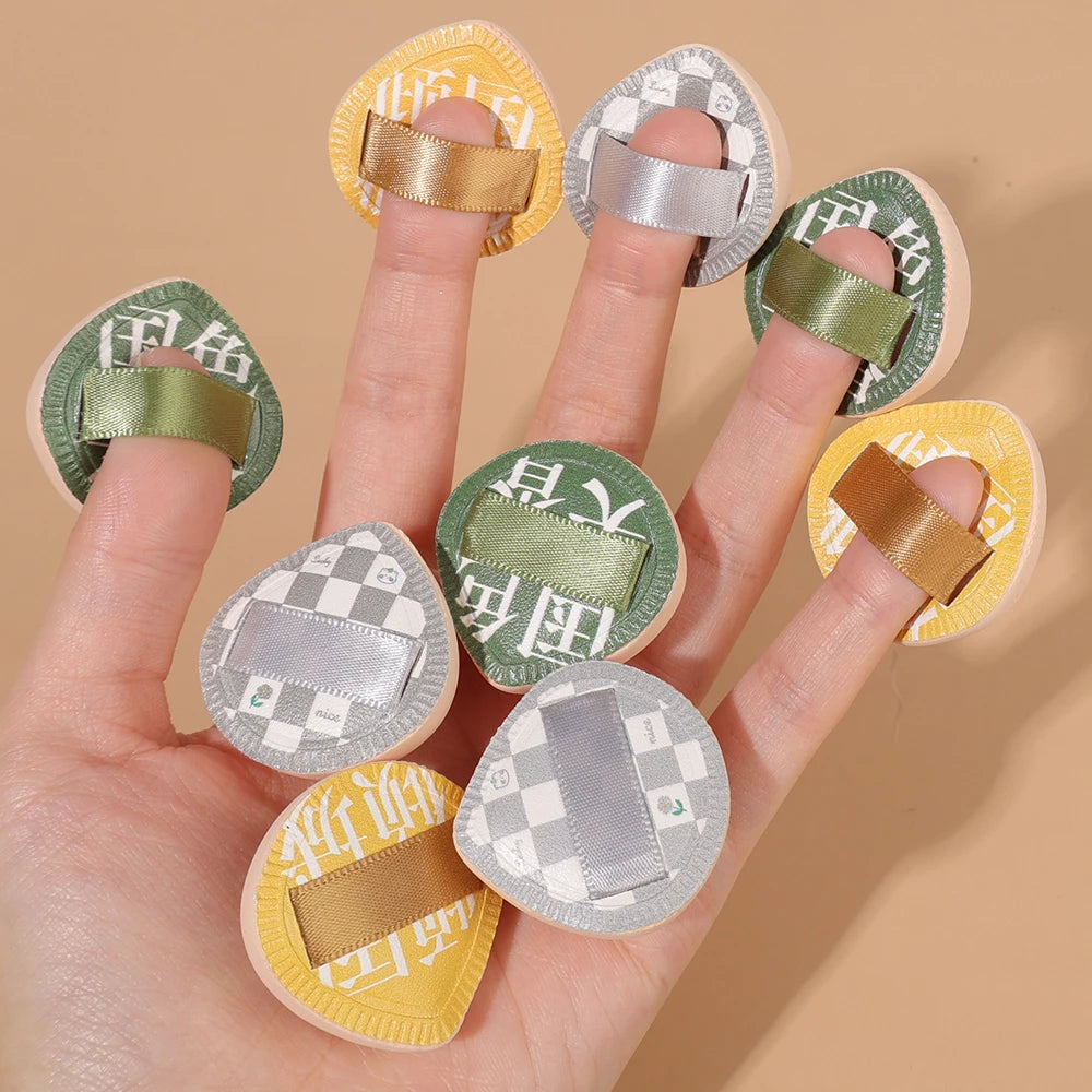 Mini Finger Makeup Sponge Puffs 5/10pc – Foundation & Concealer Makeup Sponge Puff QXL
