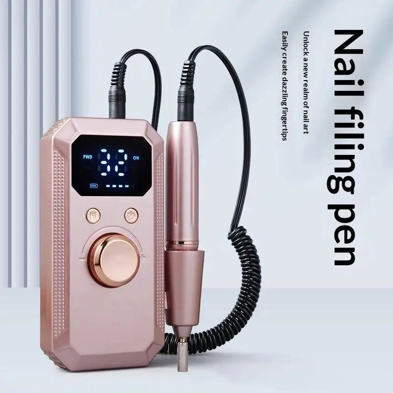 USB Rechargeable Electric Nail Drill Set | Manicure & Pedicure Electric Nail Drill QXL