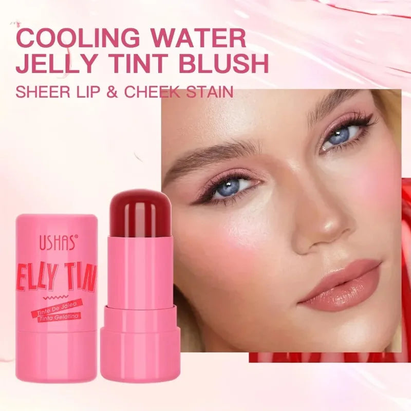 3-in-1 Jelly Blush Stick | Lip Balm, Eyeshadow & Blush Multi-Use Blush Stick QXL