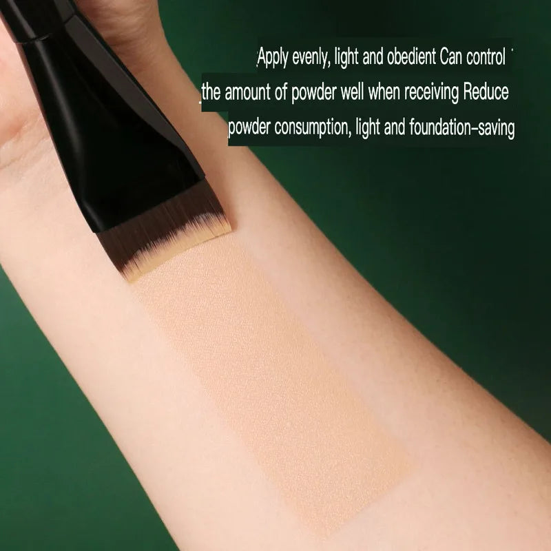 M69 Curved Knife Foundation Brush | Flat Tip Makeup Tool Foundation Makeup Brush QXL