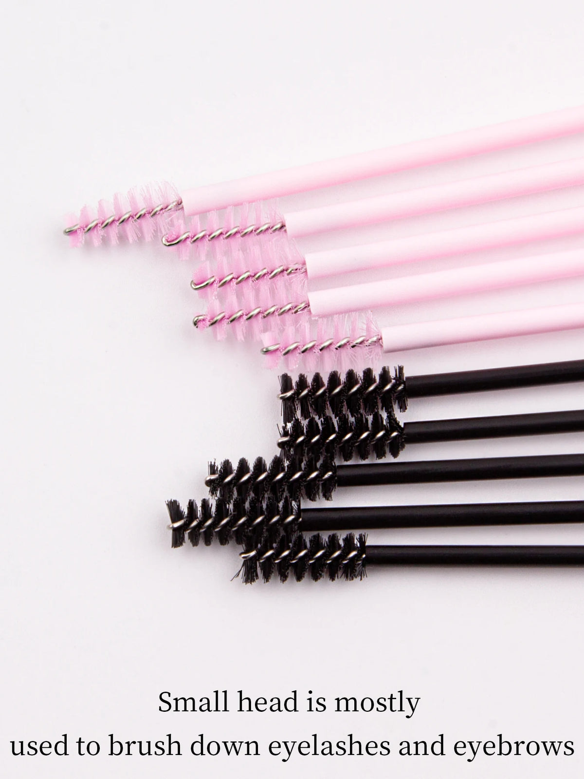 Double-Headed Eyebrow & Eyelash Spoolie Brush | Bendable Comb Eyebrow Spoolie Brush QXL