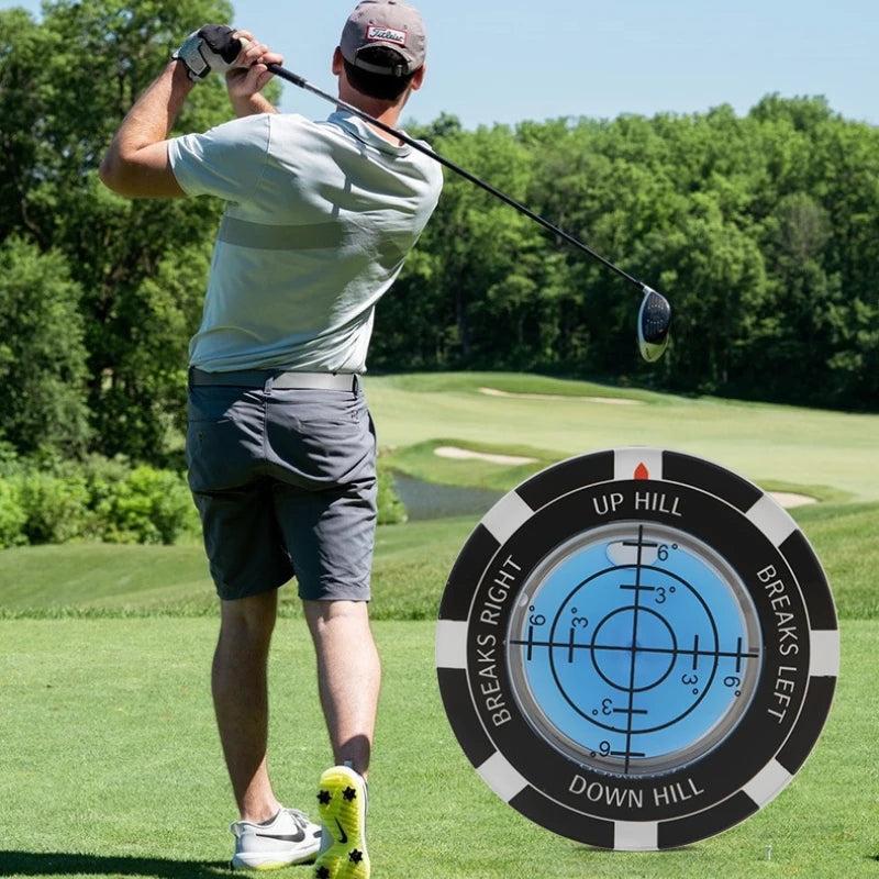 Acrylic Golf Slope Reader & Ball Marker | Putting Aid Golf Alignment Aid QXL