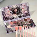 21-Color Chameleon Eyeshadow Palette | Matte Shimmer Glitter Eyeshadow Palette QXL 21 colors With brush