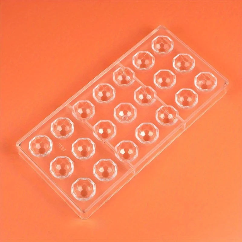 21-Cavity 3D Chocolate & Candy Mold | Valentine's Baking Chocolate Candy Mold QXL