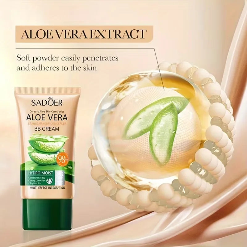 Aloe Vera BB Cream – Full Coverage Foundation & Concealer BB Cream Foundation QXL