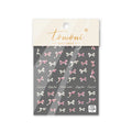 5D Embossed Floral Nail Stickers – Daisy & Sunflower Decals Nail Art Stickers QXL T-634