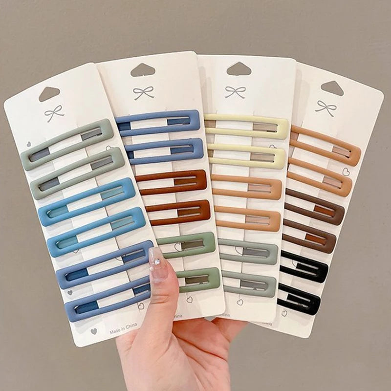6-Pack Morandi BB Hair Side Clips for Women & Girls Hair Side Clips QXL