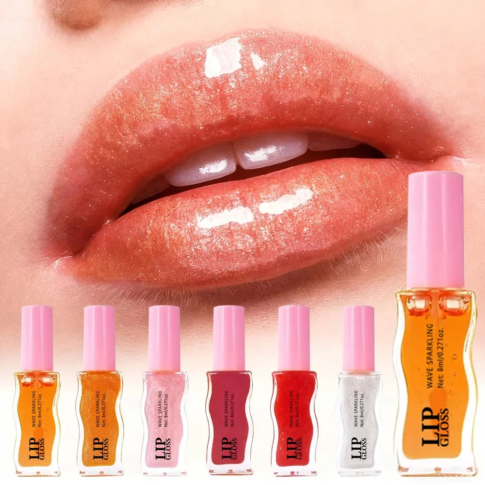 Wavy Bottle Lip Gloss | Moisturizing, Plumping & Long-Wear Lip Gloss QXL