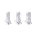 Child Safety Cabinet & Door Lock – Baby Proof Latch Child Safety Lock QXL B188 White-3pcs