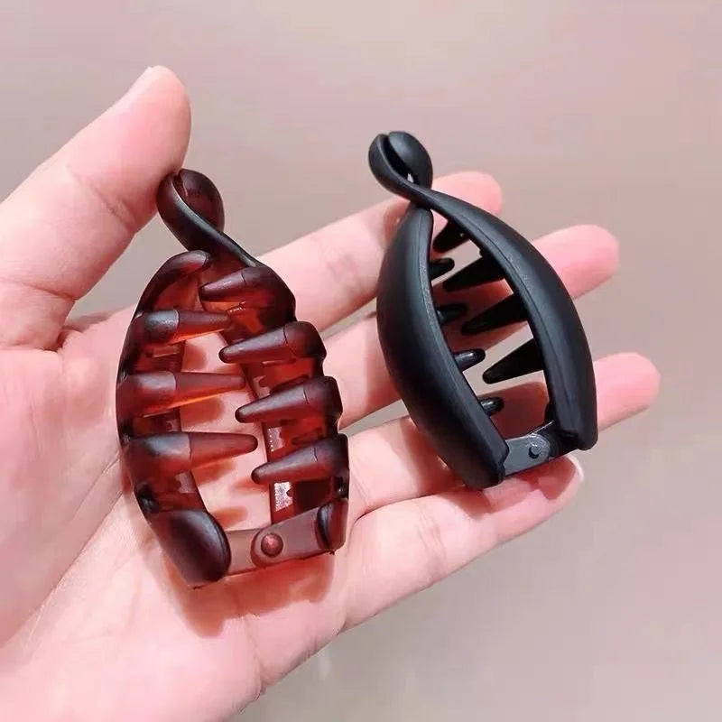 Mini Non-Slip Banana Hair Clip for Fine Thin Hair | Barrette Banana Hair Clip QXL