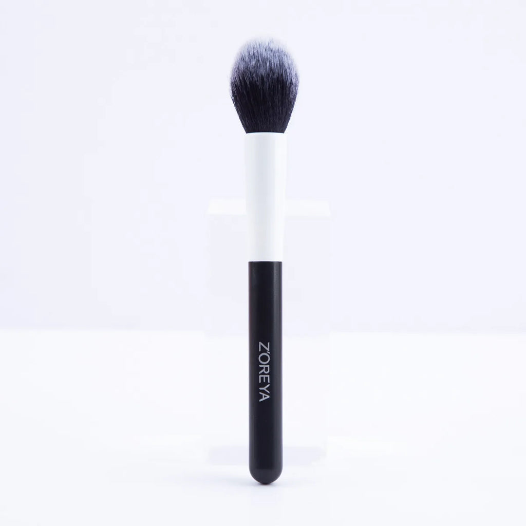 Zoreya Flame Highlighter & Blush Brush | Beginner Makeup Tool Highlighter Makeup Brush QXL