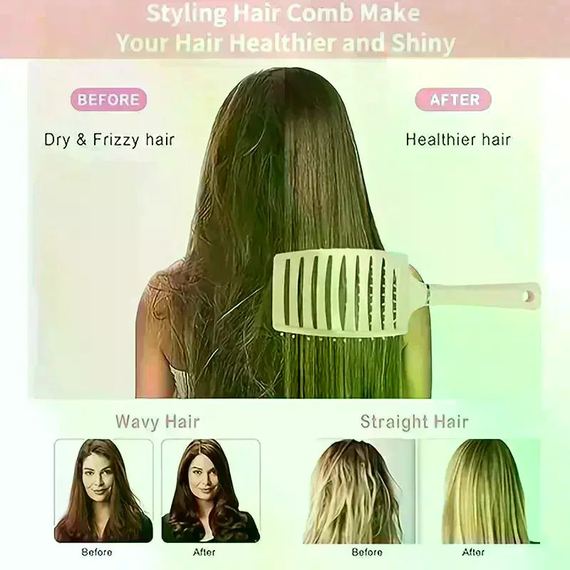 Air Cushion Detangling Hair Brush | Anti-Static Comb for Wigs Detangling Hair Brush QXL