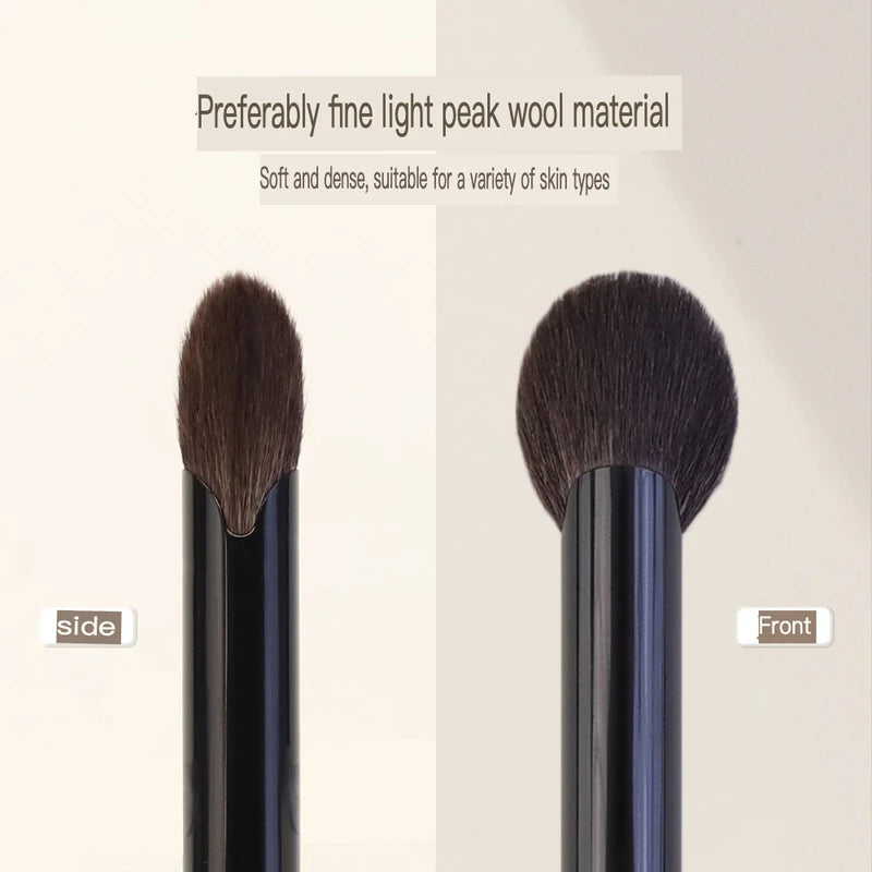 Fan-Shaped Goat Hair Blush & Highlighter Makeup Brush Makeup Brush QXL