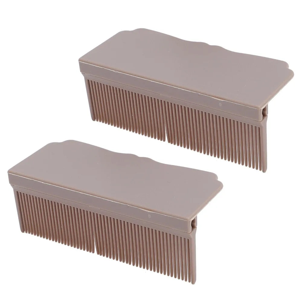 Nylon & Carbon Fiber Flat Iron Comb Attachment – 4-Pack Set Hair Styling Comb QXL