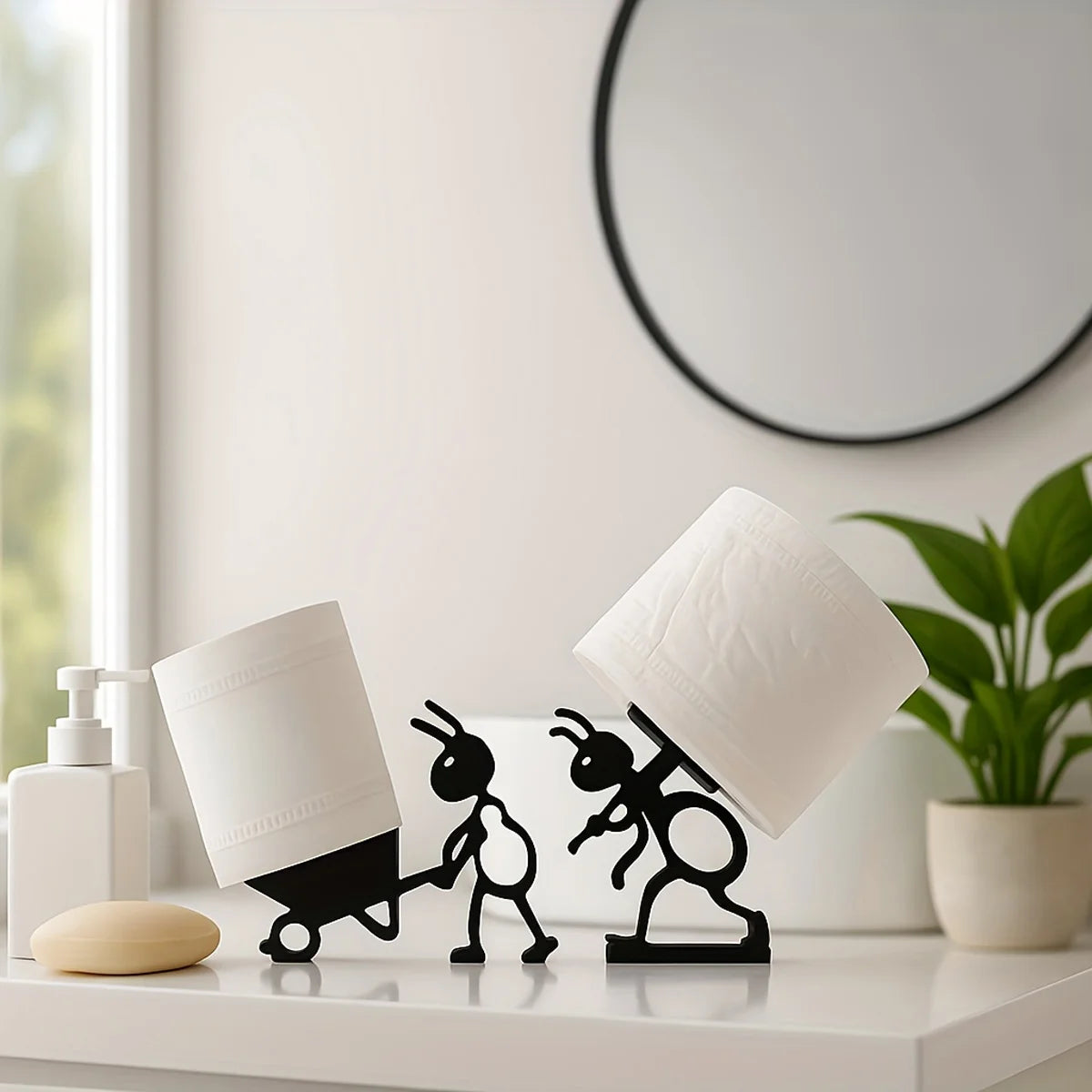 Cute Ant Cart Toilet Paper Holder | Novelty Home Décor Novelty Paper Holder QXL